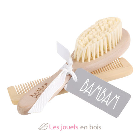 Wooden brush and comb BB81510 BAMBAM 1