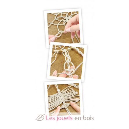 Creative kit - Macramé dreamcatcher BUK-BE401 Buki France 4