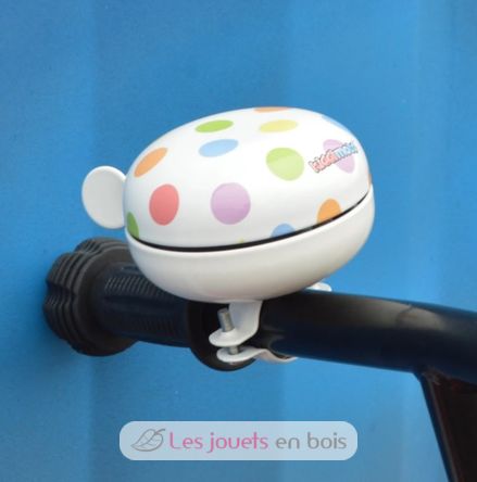 Pastel Dotty Bicycle Bell BELLPD-S Kiddimoto 3