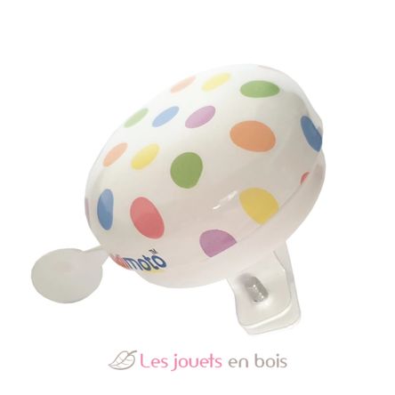 Pastel Dotty Bicycle Bell BELLPD-S Kiddimoto 1