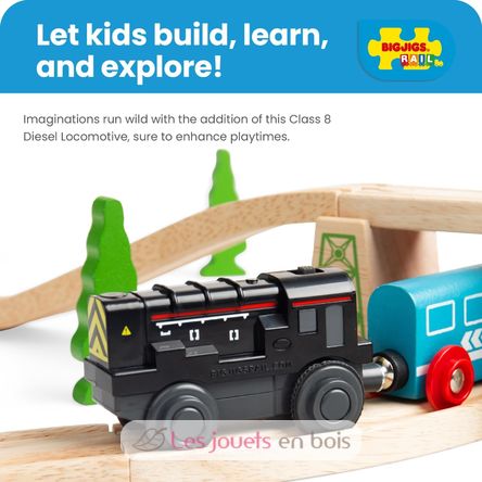 Battery Operated Diesel Shunter BJT311 Bigjigs Toys 6