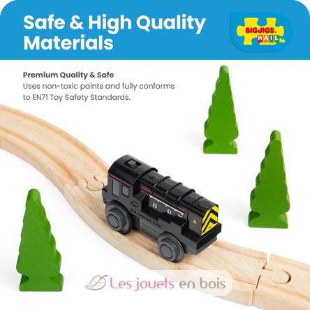 Battery Operated Diesel Shunter BJT311 Bigjigs Toys 7