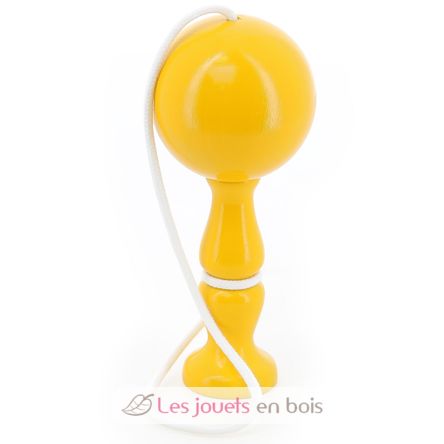 Yellow solid wood cup-and-ball V7203Y Vilac 1