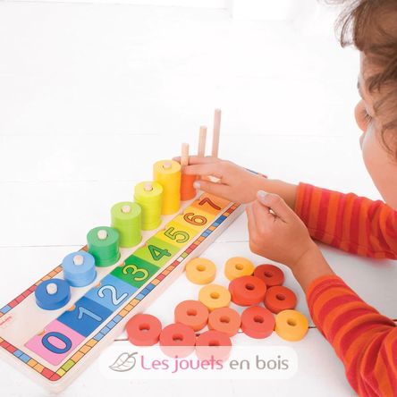 Learn to count - wooden educational game BJ531 Bigjigs Toys 8
