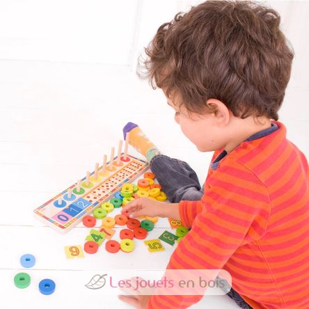 Learn to count - wooden educational game BJ531 Bigjigs Toys 7