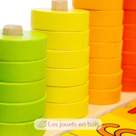 Learn to count - wooden educational game BJ531 Bigjigs Toys 5