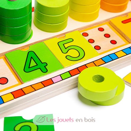 Learn to count - wooden educational game BJ531 Bigjigs Toys 2