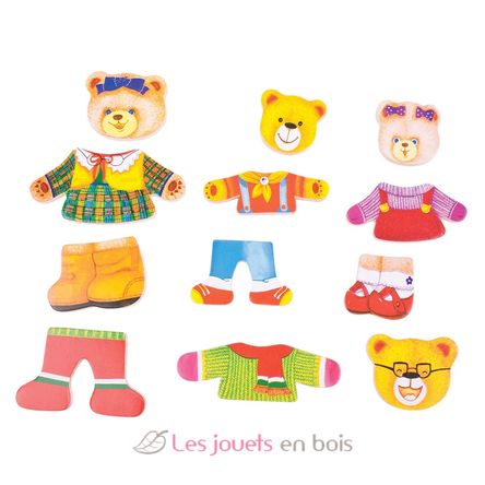 Dress Up - Bear Family BJ766 Bigjigs Toys 2