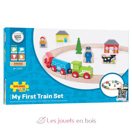 My First Train Set BJT010 Bigjigs Toys 6