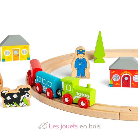 My First Train Set BJT010 Bigjigs Toys 4