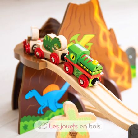 Dinosaur Railway Set BJT035 Bigjigs Toys 5