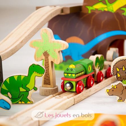 Dinosaur Railway Set BJT035 Bigjigs Toys 7