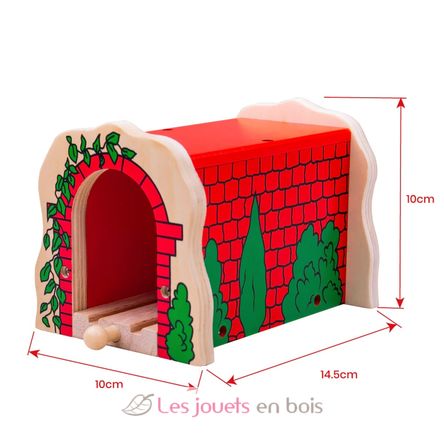 Red Brick Tunnel BJT135 Bigjigs Toys 2