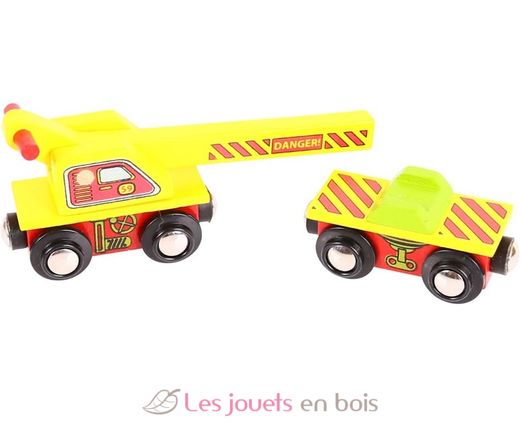 Crane Wagon BJT416 Bigjigs Toys 3