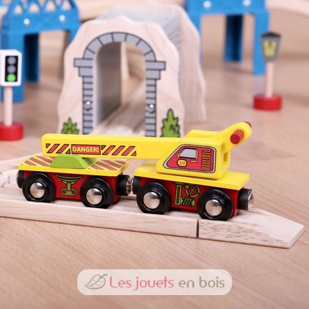 Crane Wagon BJT416 Bigjigs Toys 2