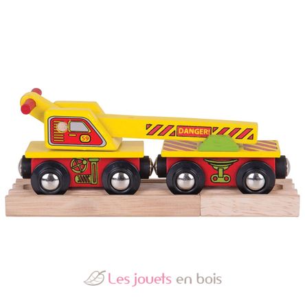 Crane Wagon BJT416 Bigjigs Toys 1