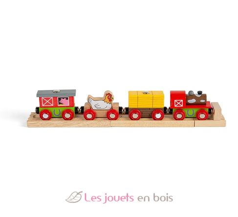 Farmyard Train BJT466 Bigjigs Toys 2