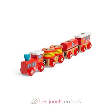 Fire and Rescue Train BJT474 Bigjigs Toys 4