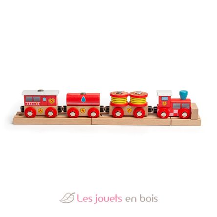 Fire and Rescue Train BJT474 Bigjigs Toys 2