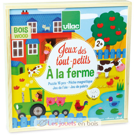 Games for toddlers on the farm V6223 Vilac 2