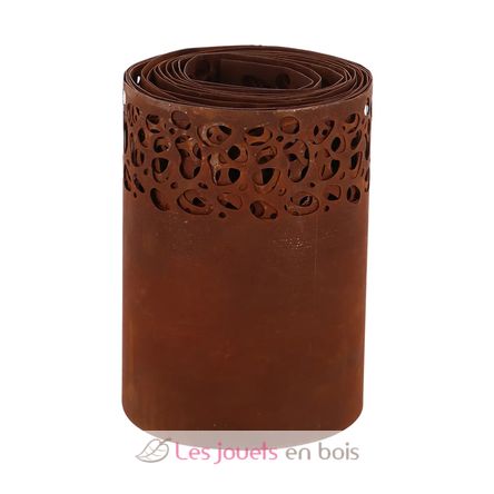 Lawn edging rust speckles rolled up ED-PS30 Esschert Design 3