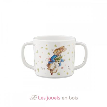 Double-handled cup Peter rabbit white PJ-BP904T Petit Jour 2
