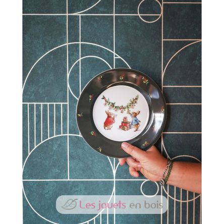 Plate Peter Rabbit Christmas 20cm PJ-BP927N Petit Jour 2