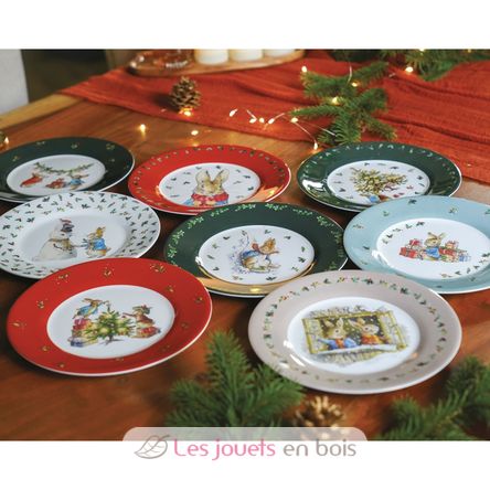 Plate Peter Rabbit Christmas 20cm PJ-BP927N Petit Jour 3