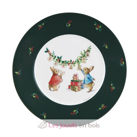 Plate Peter Rabbit Christmas 20cm PJ-BP927N Petit Jour 1