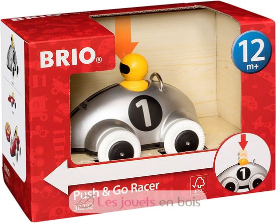 Push & Go Racer grey BR-30232 Brio 7