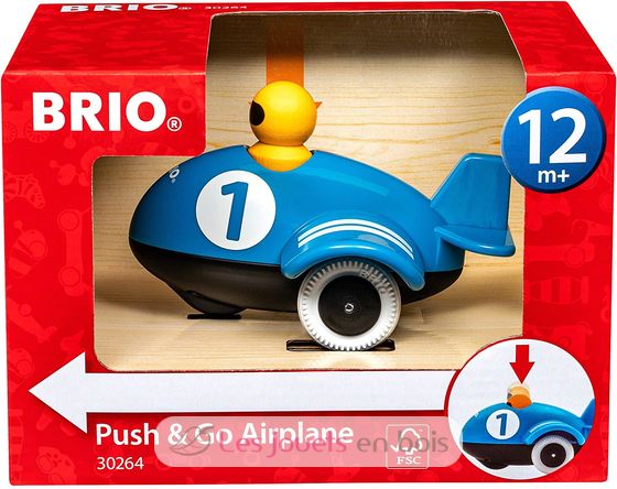 Push & Go Airplane BR-30264 Brio 1