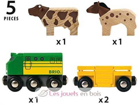 Train farm animals BR33404-3159 Brio 4