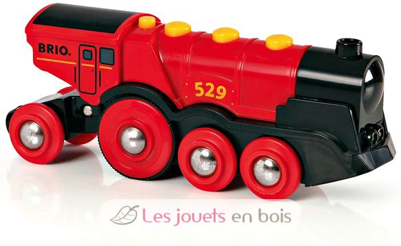 Red locomotive BR33592-1791 Brio 2