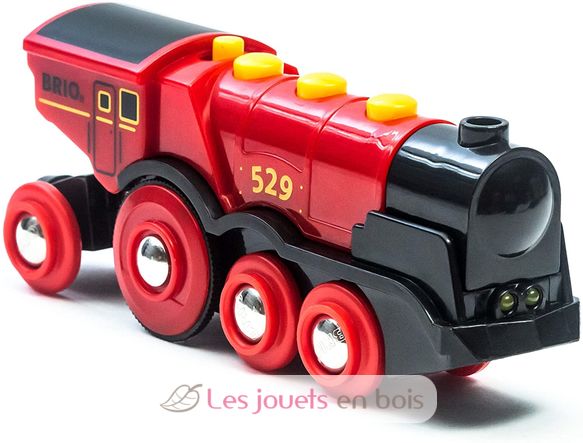 Red locomotive BR33592-1791 Brio 1