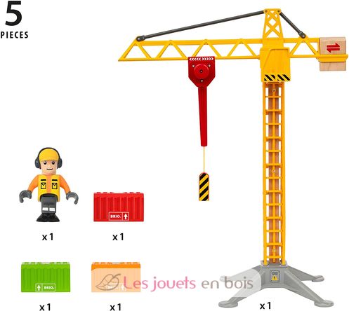 Light Up Construction Crane BR-33835 Brio 3