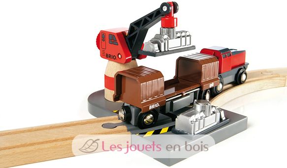 Les rails et le pont du train Lego