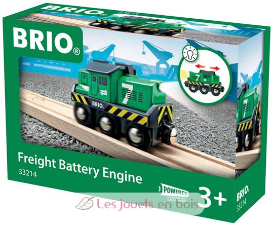 freight engine green BR33214-3190 Brio 1