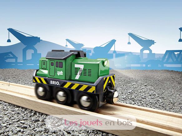freight engine green BR33214-3190 Brio 3