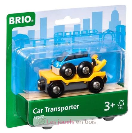 Blue Car Transporter wagon BR33577-3689 Brio 2