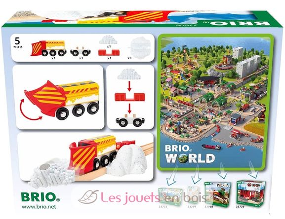 Snow plow locomotive BR-33606 Brio 4