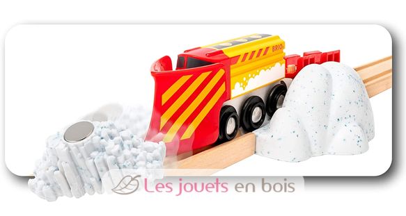 Snow plow locomotive BR-33606 Brio 2