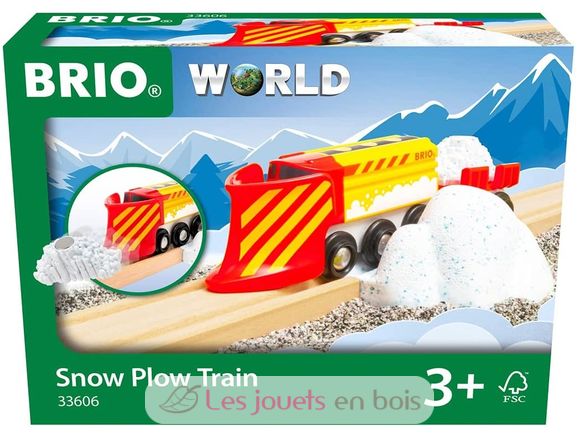 Snow plow locomotive BR-33606 Brio 8