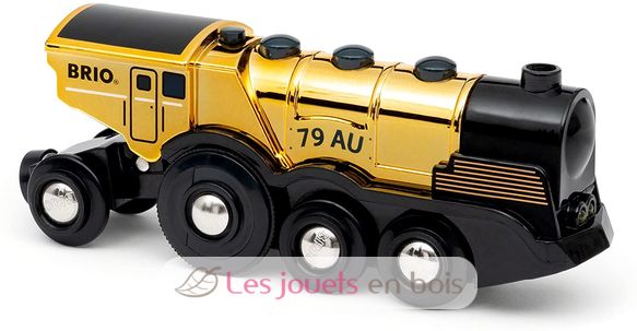 Gold locomotive BR-33630 Brio 8