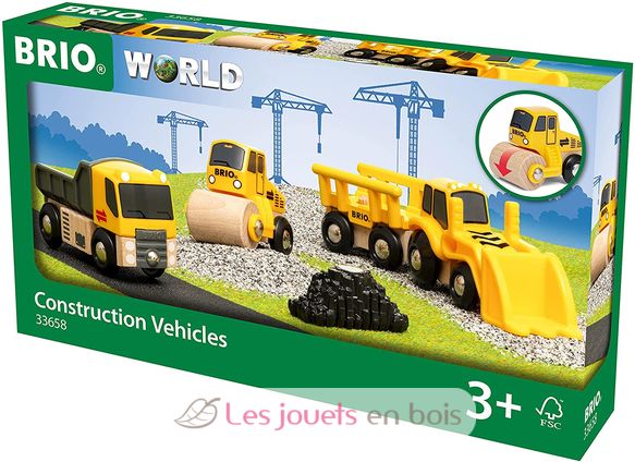 Set of 3 construction machines BR-33658 Brio 9