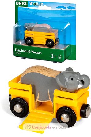 Elephant transport wagon BR-33969 Brio 1