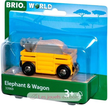 Elephant transport wagon BR-33969 Brio 6