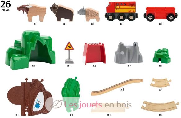 Nordic Animal Set BR-33988 Brio 4