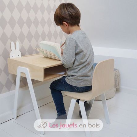 Desk small white KIDSDESKSMALLWH In2wood 5