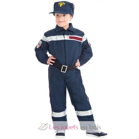 Fireman costume for kids 2 pcs 116cm CHAKS-C4109116 Chaks 1
