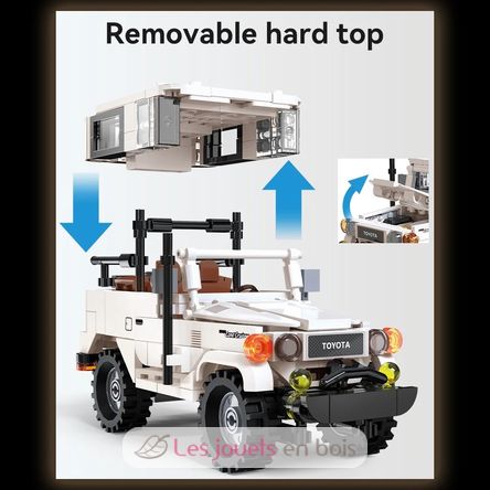 Toyota Land Cruiser FJ40 vehicle 374 Pieces C55042W CaDA 3